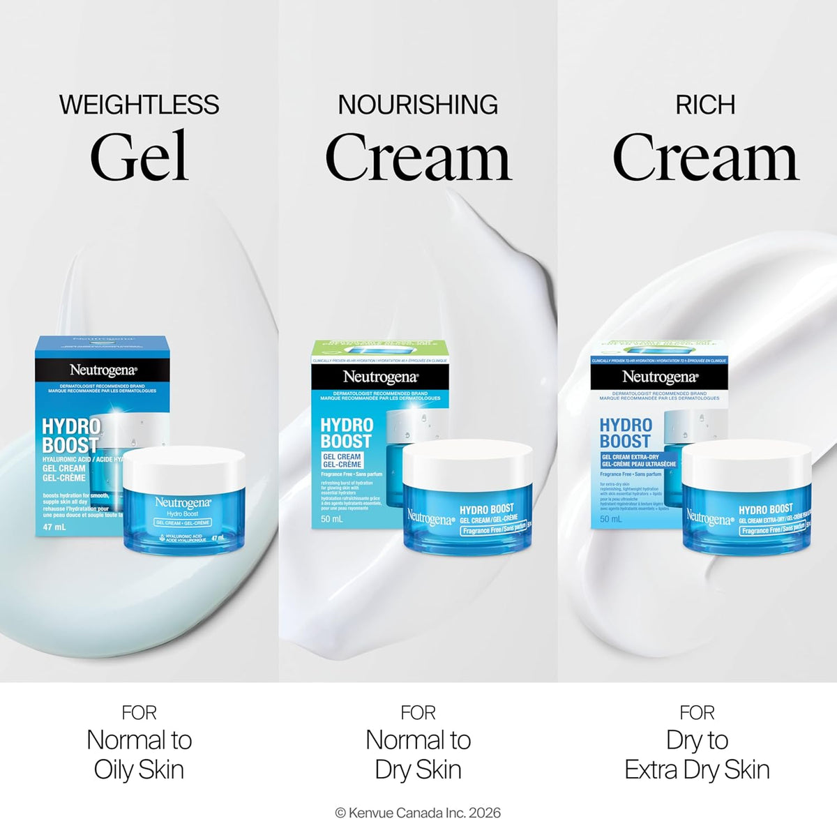 Hydro Boost Gel Cream Face Moisturizer, 47Ml