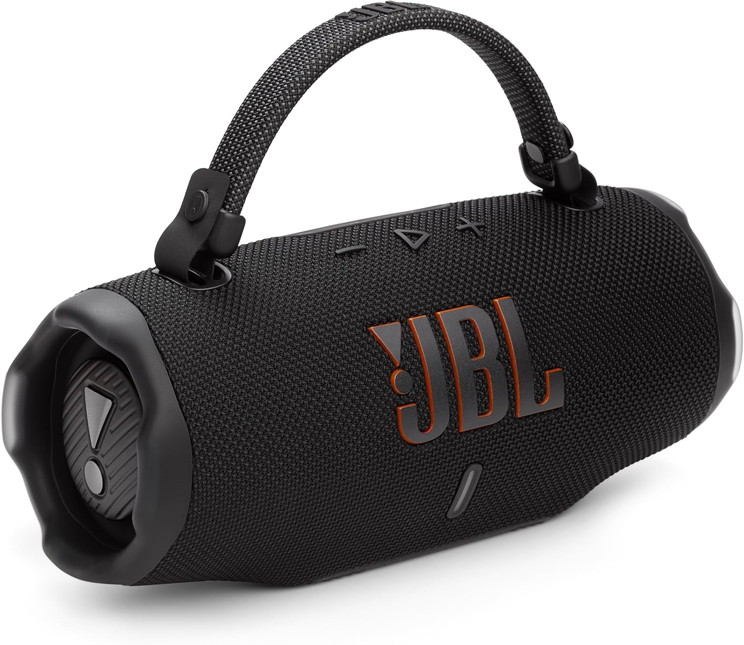 Charge 6 - Portable Waterproof & Drop-Proof Bluetooth Speaker, Bold Pro Sound with AI Sound Boost, 28Hrs of Playtime, Built-In Powerbank & Comes with a Sturdy/Removable Carrying Strap (Black)